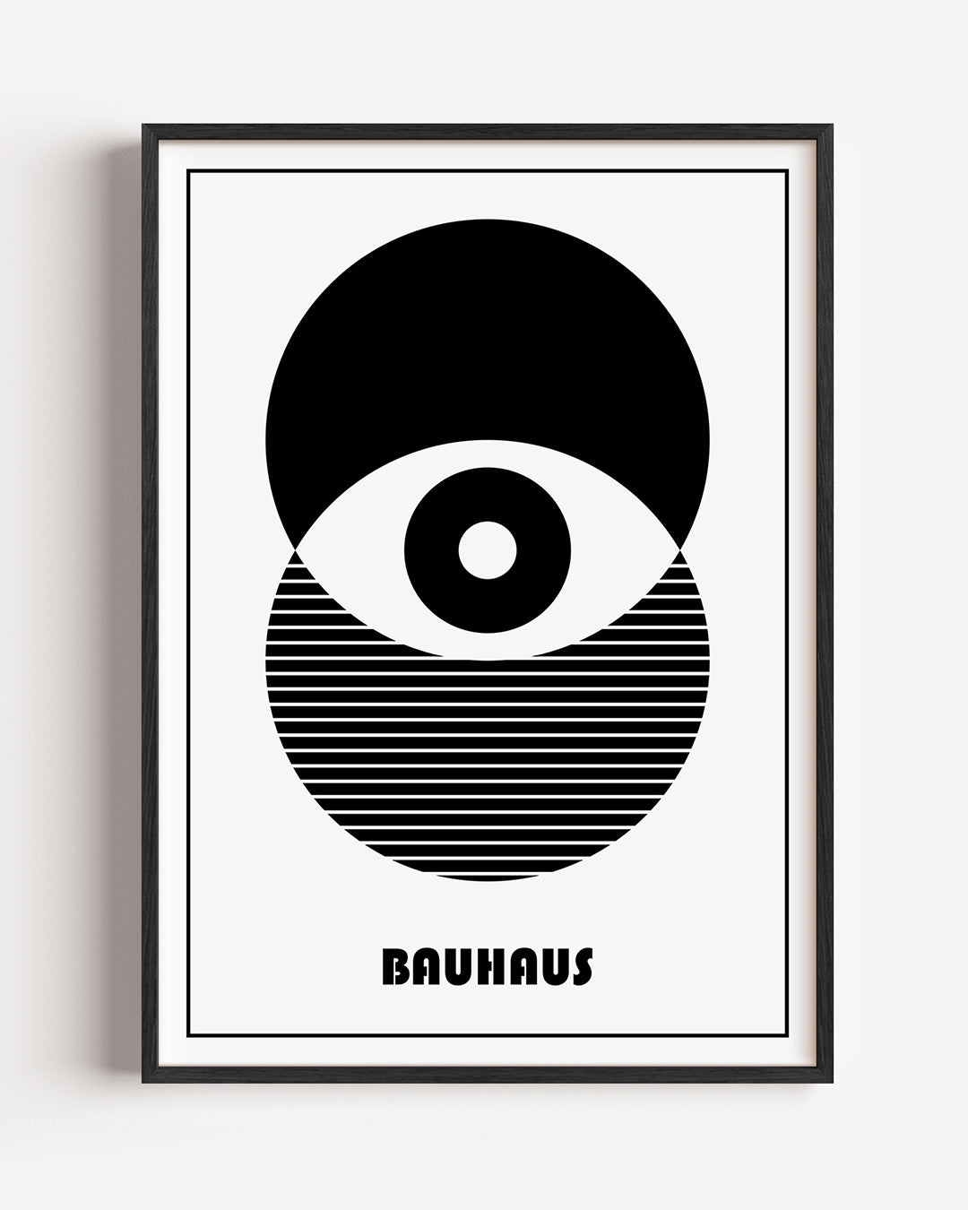Cirkelstructuur en lijnen Poster