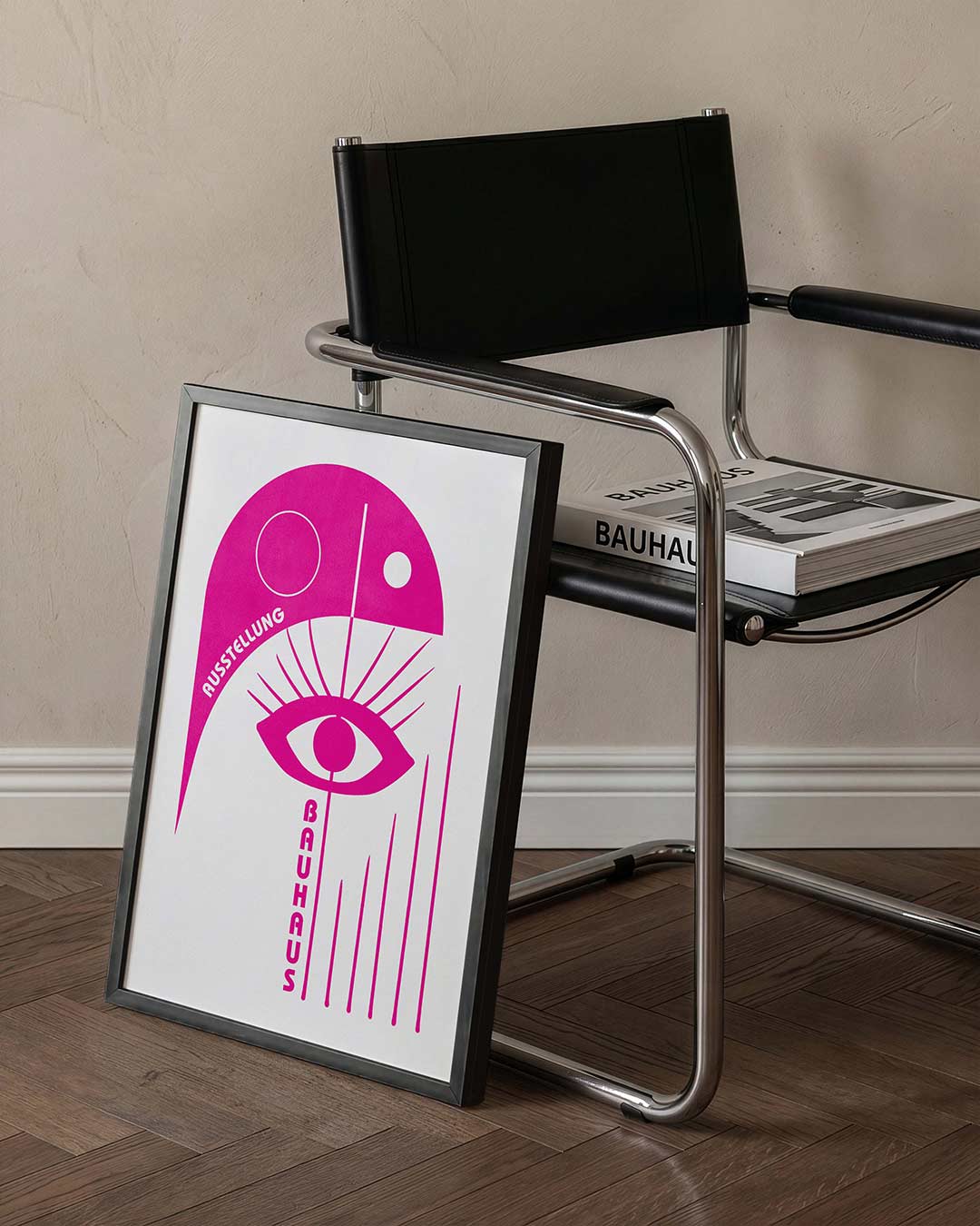 Oog en lijnen Poster