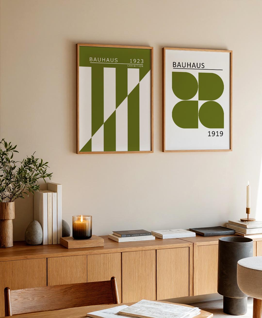Lijnen en vlakken Posterset