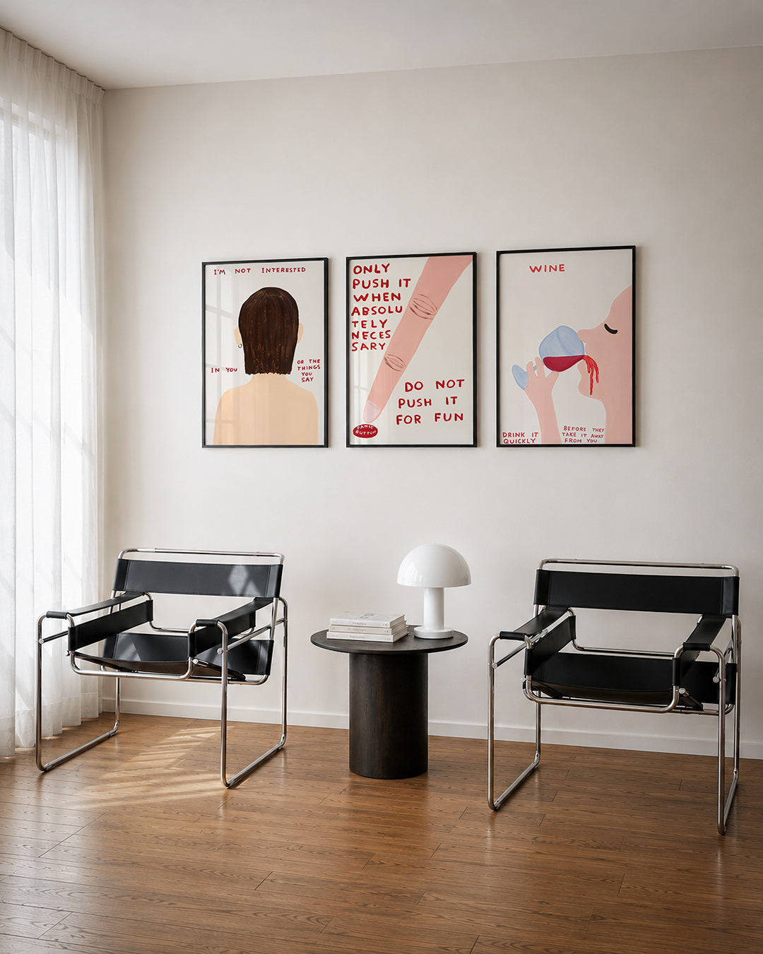 Kleur en tekst Posterset