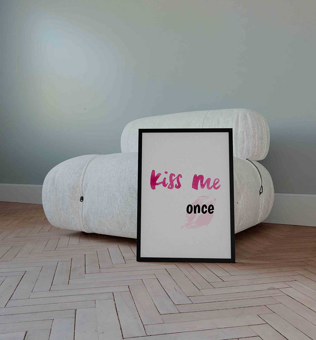 Kiss me once Poster
