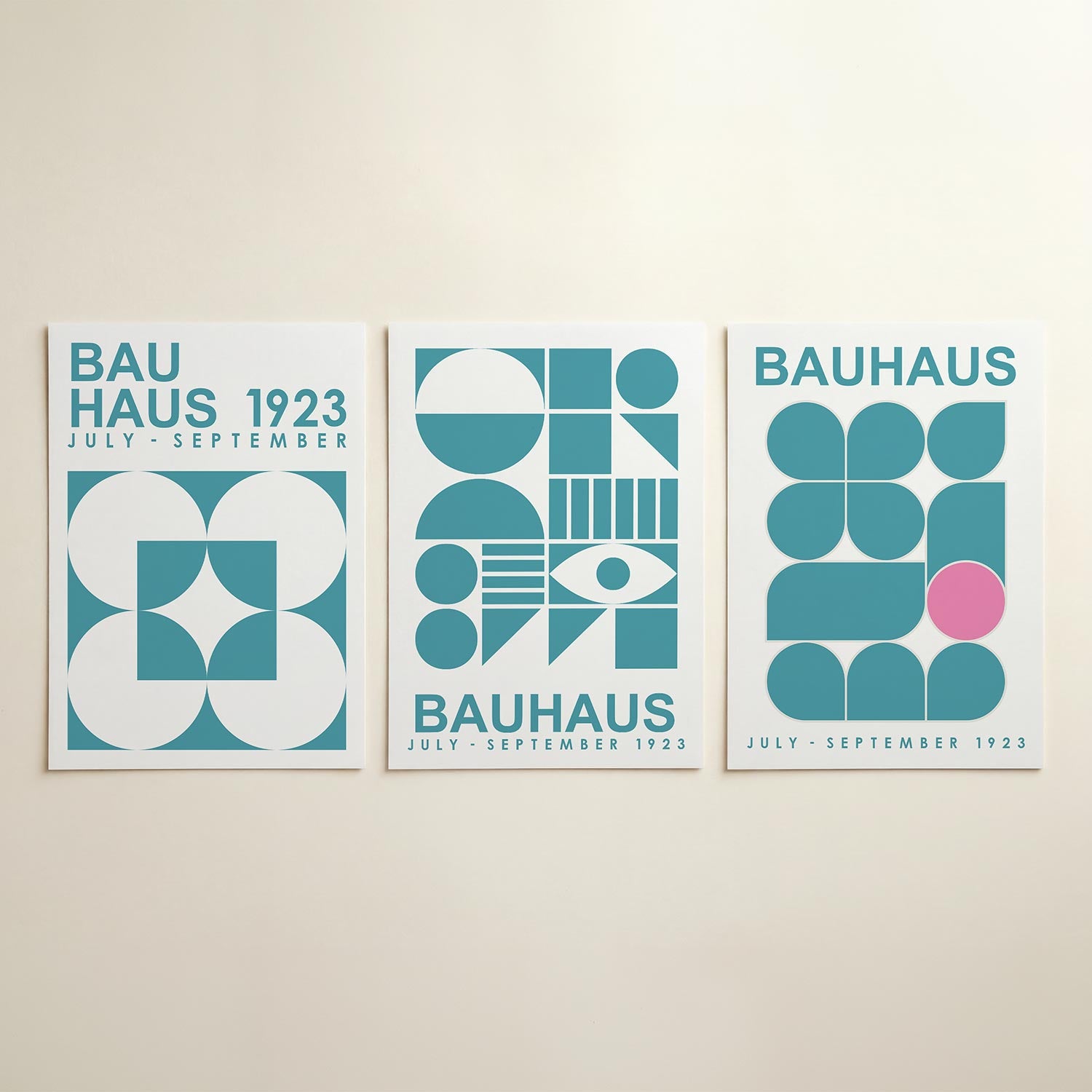 Vormen en vlakken Posterset