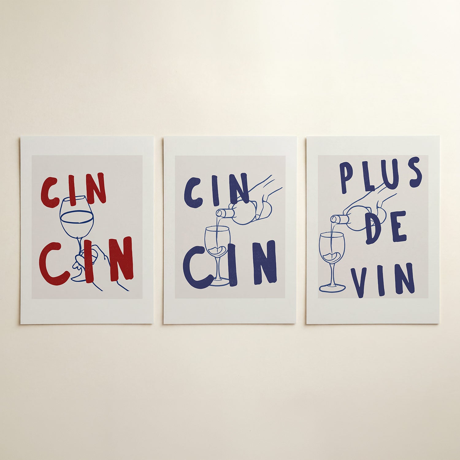 Vorm en cheers Posterset