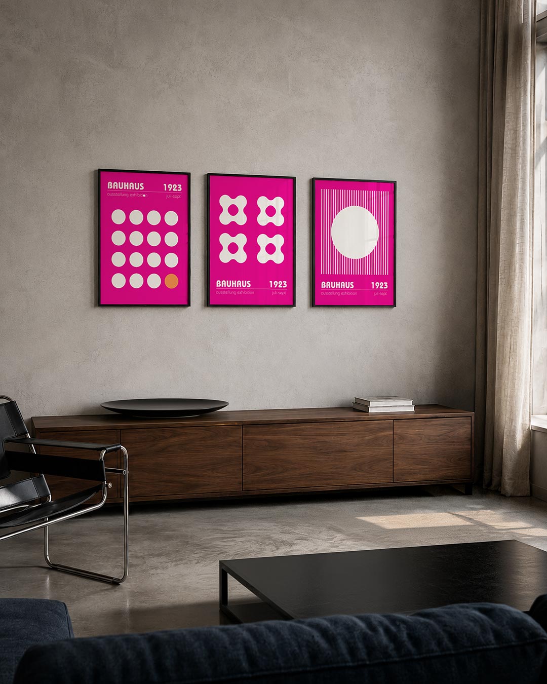Cirkelpatroon en kleur Posterset
