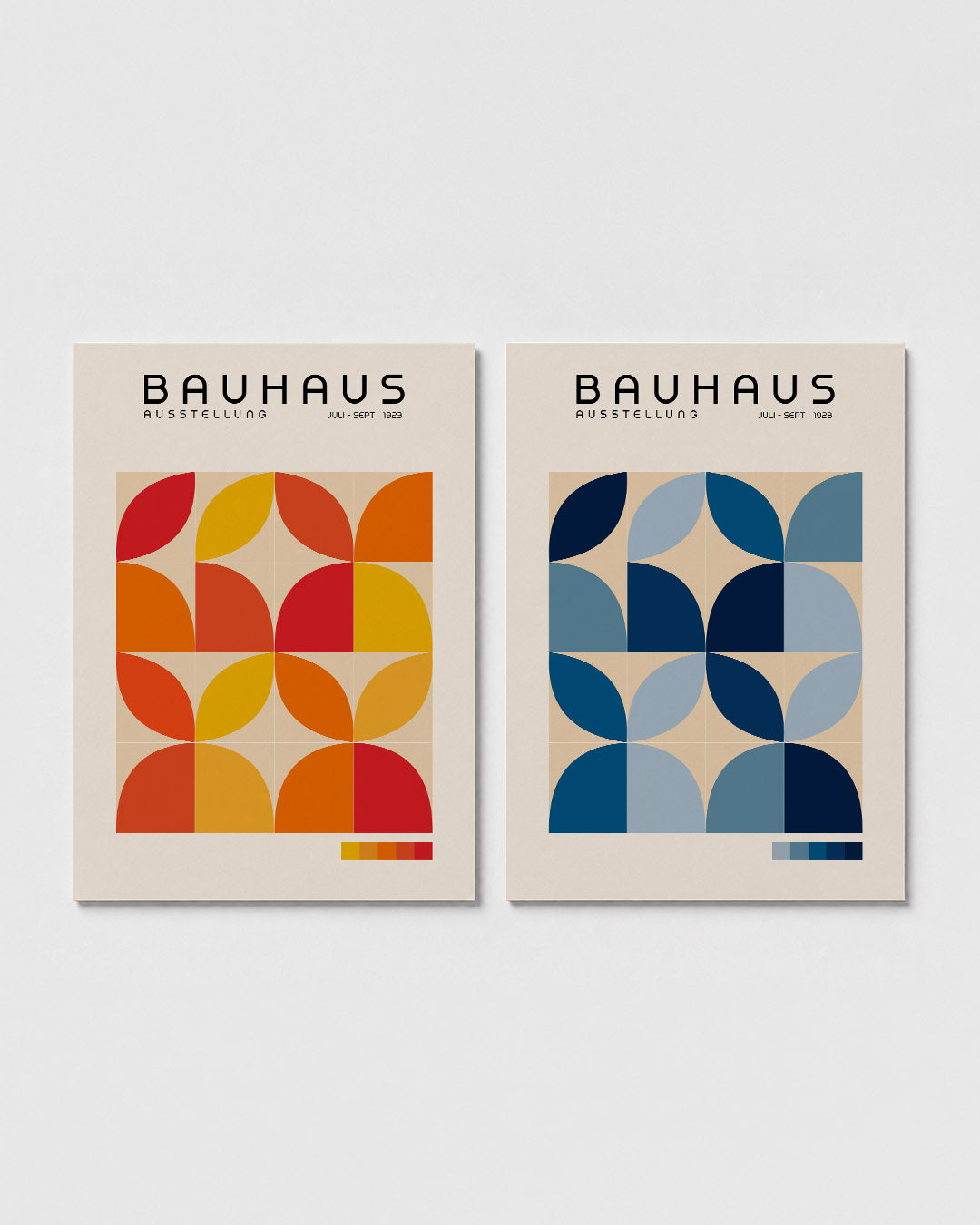 Vorm en kleurenspel Posterset