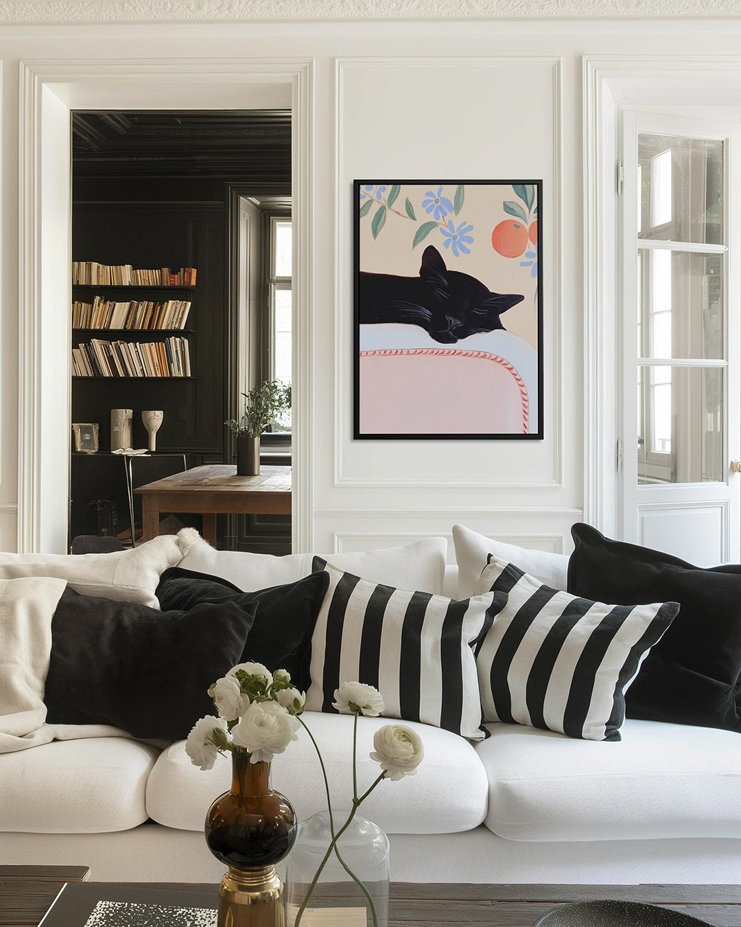 Dromerige kat Kunstwerk