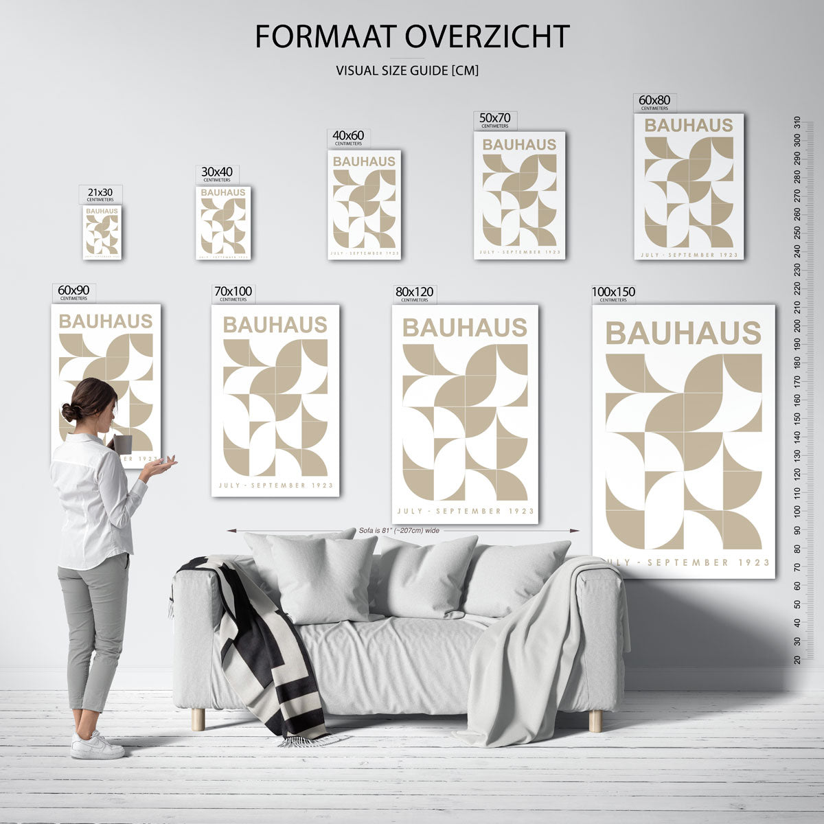 Vormen en vlakken Poster