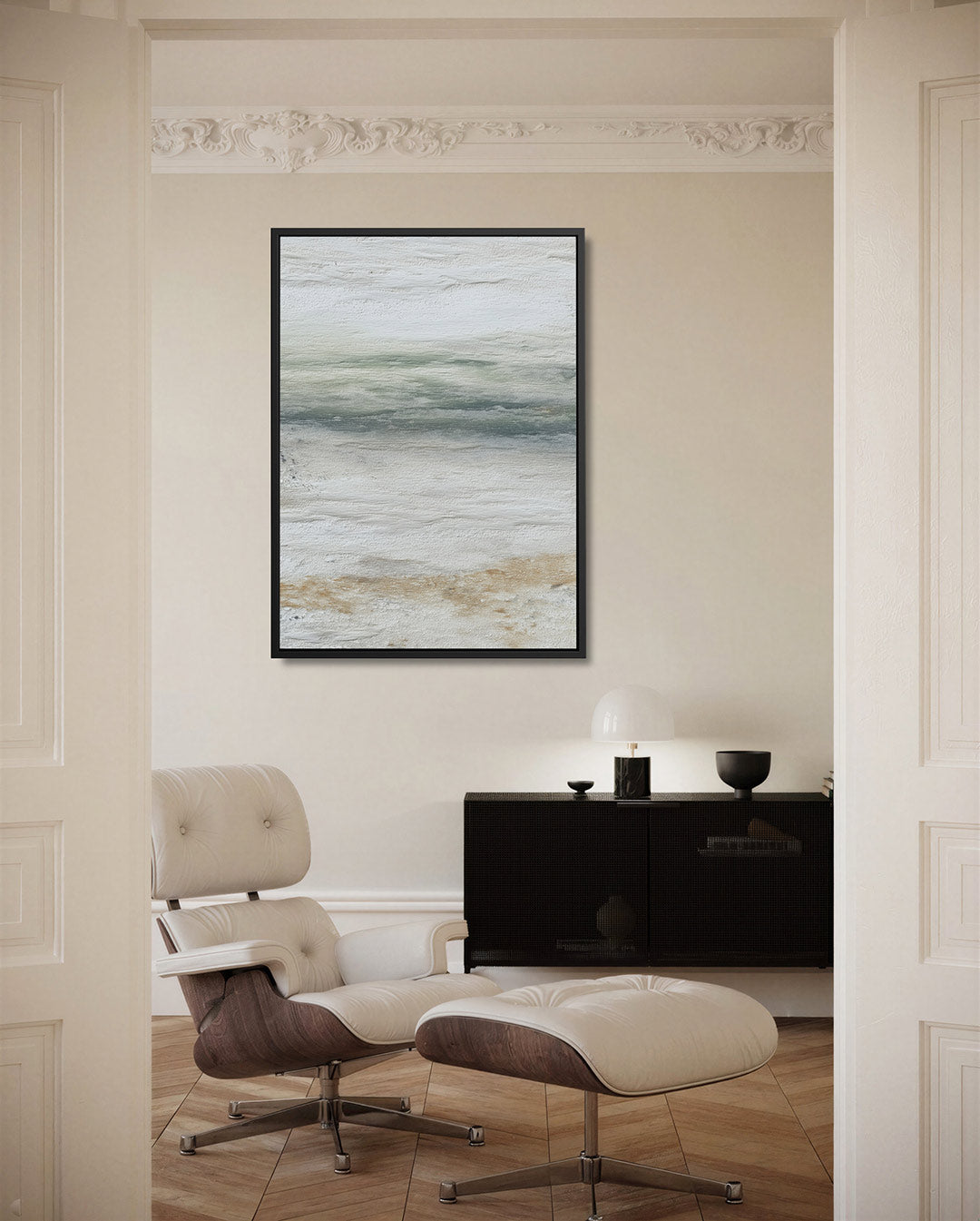 Rustige kleurencompositie Kunstwerk