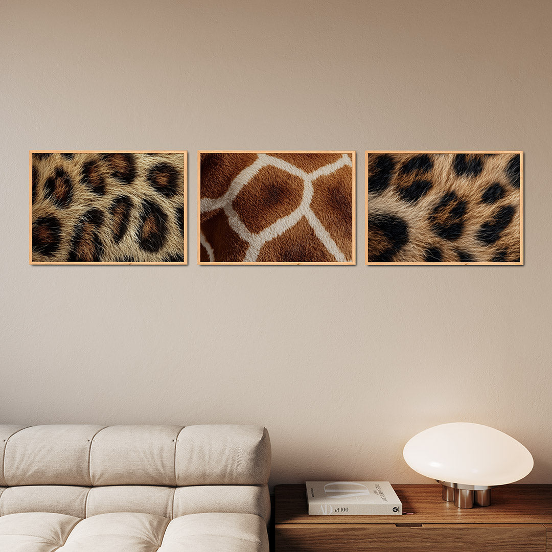 Vachtpatroon ritme Posterset