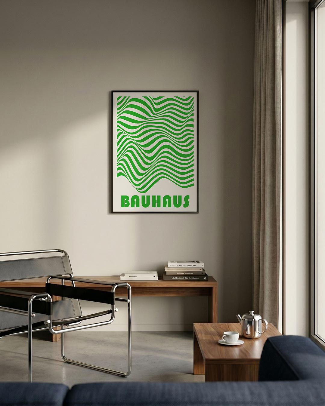Golvend lijnenspel Poster