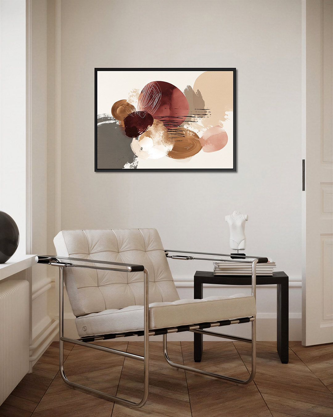 Organische vormen compositie Kunstwerk