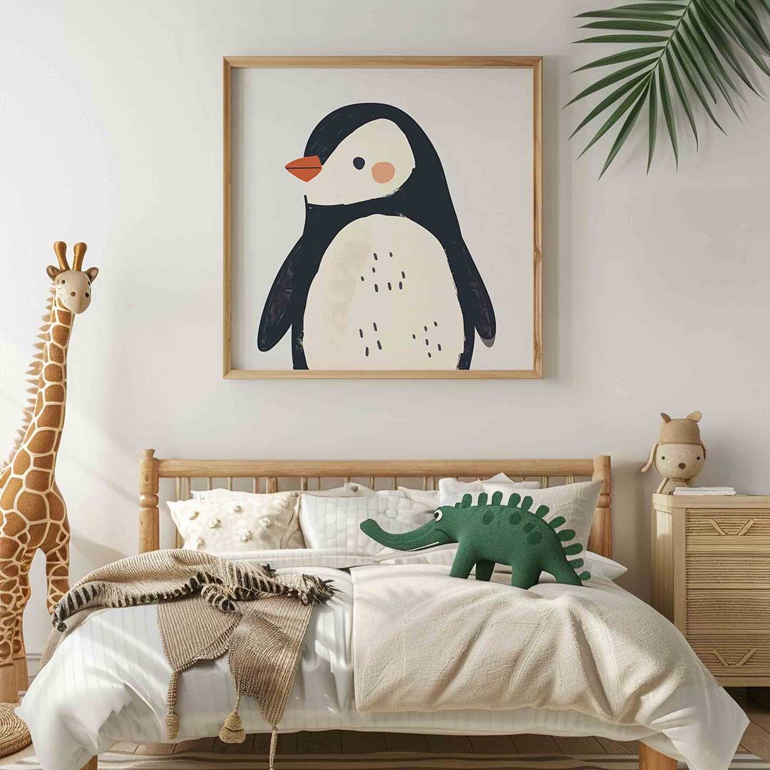 Pinguïn illustratie Poster