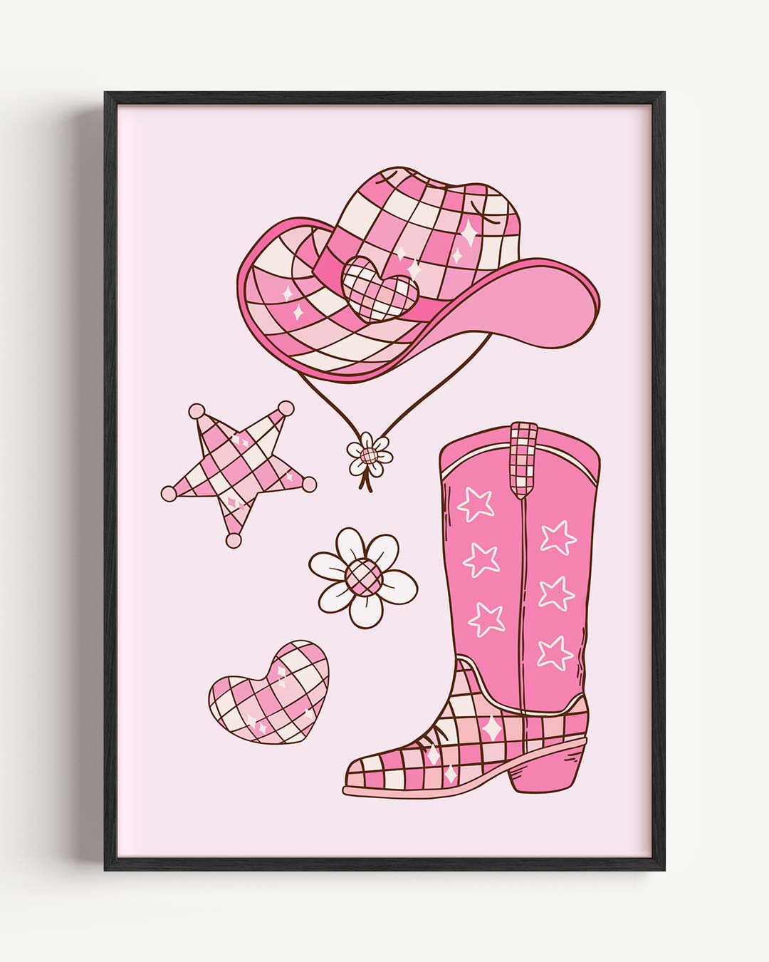 Cowboy Chique Poster-WallArtistic