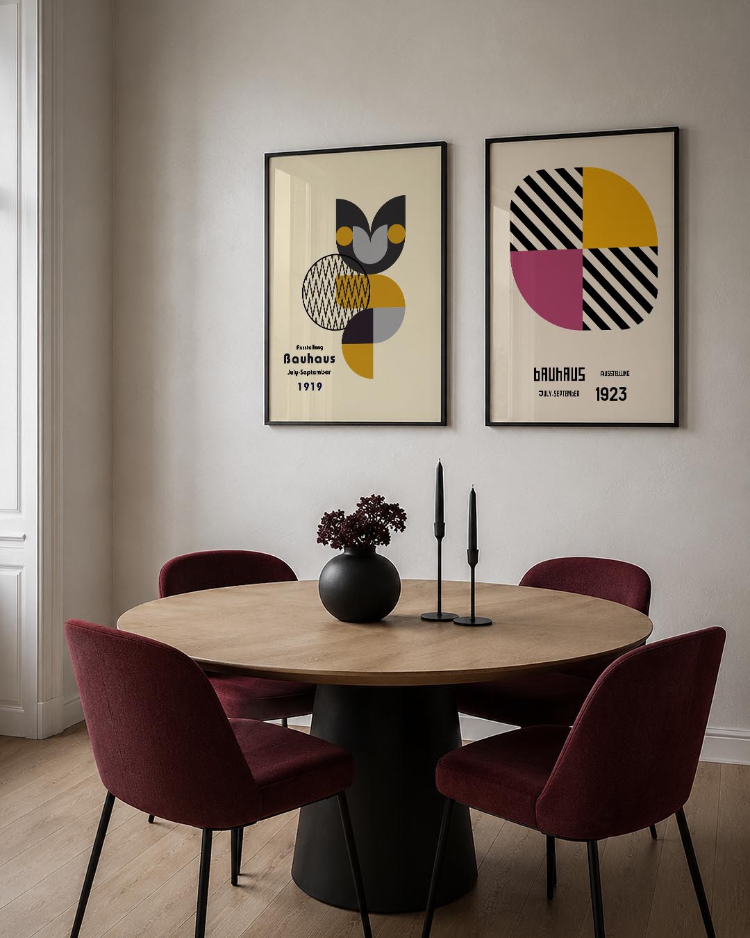 Vormen en vlakkenspel Posterset