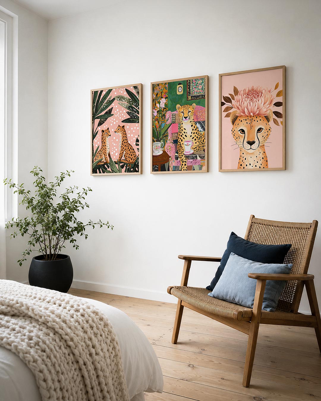 Jungle ontmoeting Posterset