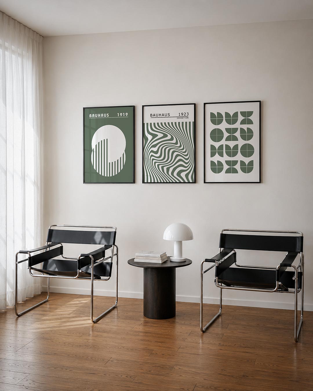 Cirkel en strepen Posterset