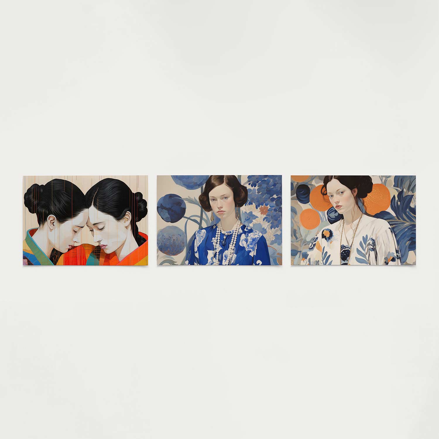 Symmetrische harmonie Posterset