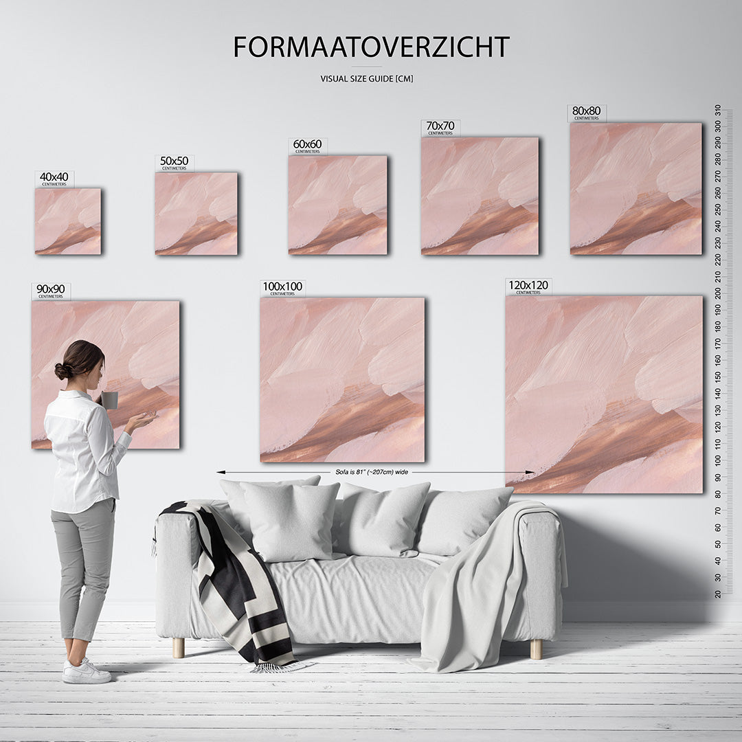 Zachte borstelstreken Kunstwerk