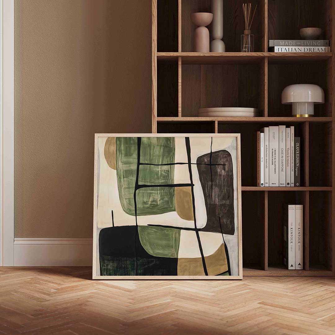 Abstracte vormen Poster