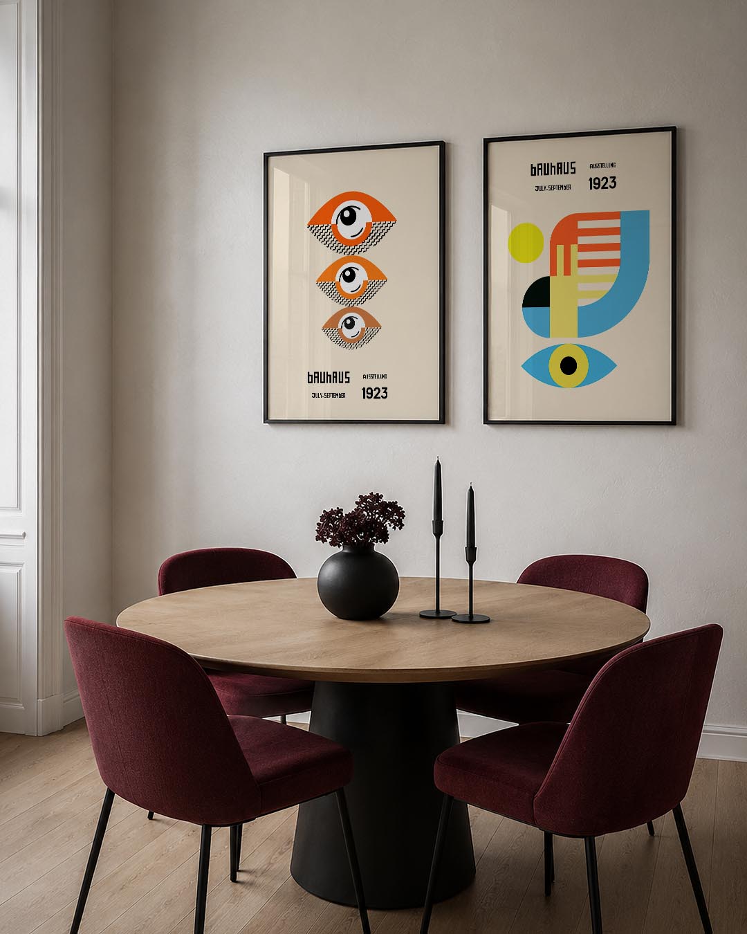 Oogvormen en patronen Posterset