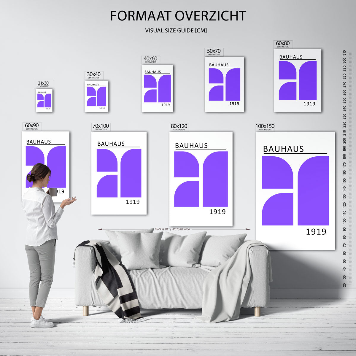 Vormen en vlakken Poster