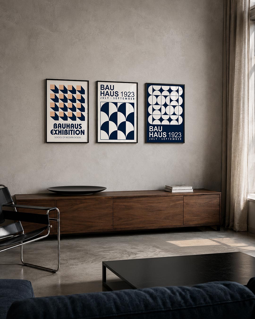 Vorm en schaduw Posterset