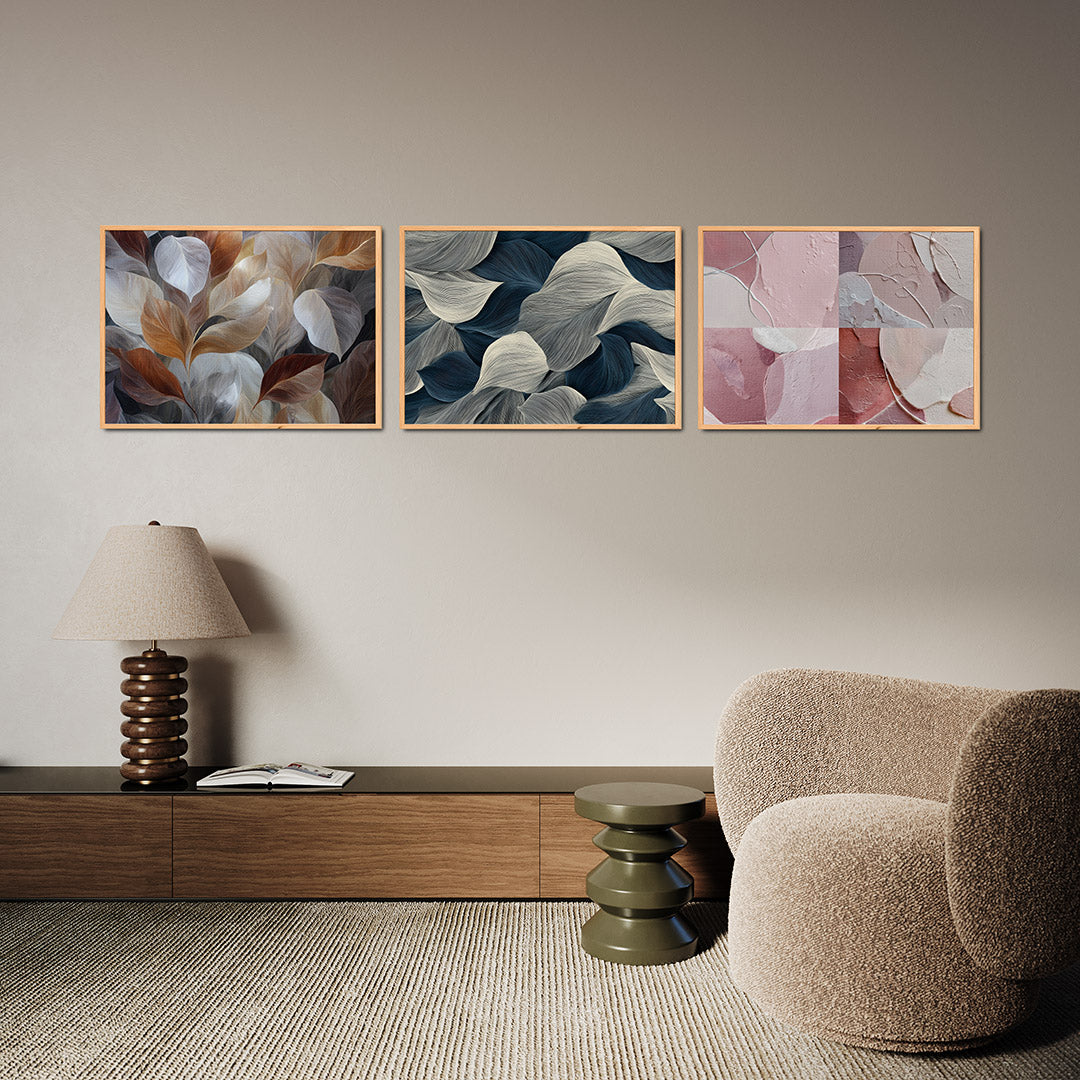 Bladpatroon harmonie Posterset