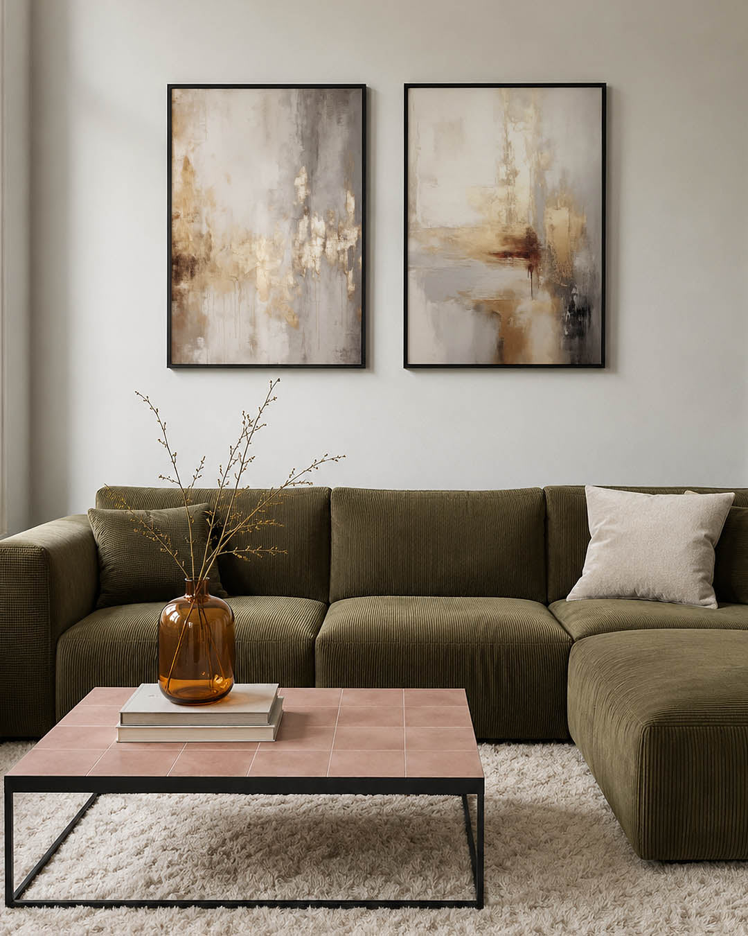 Gouden vervaging Posterset