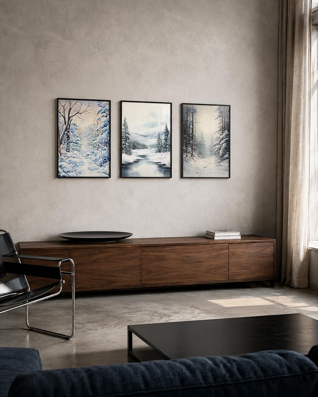 Winterse sereniteit Posterset