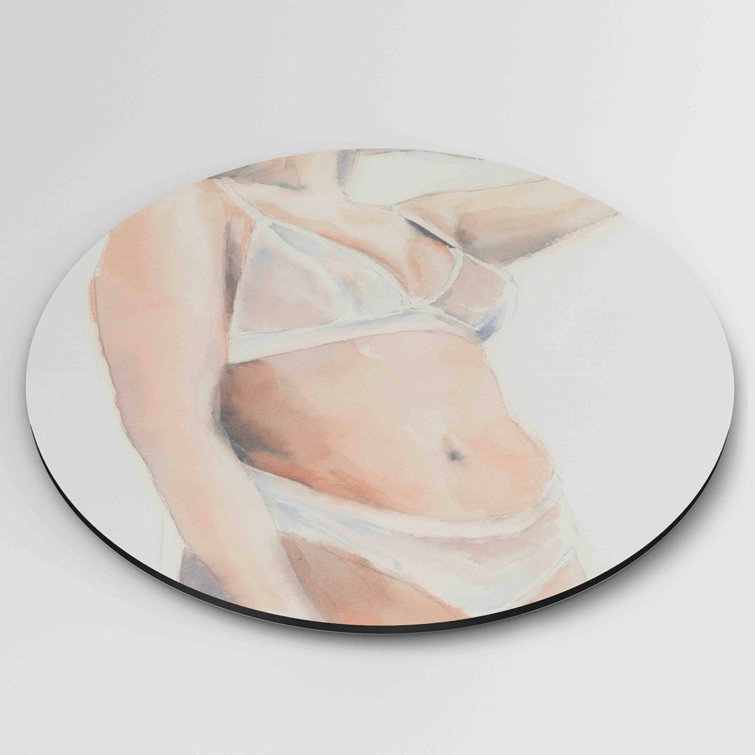 Vrouw in lingerie Muurcirkel
