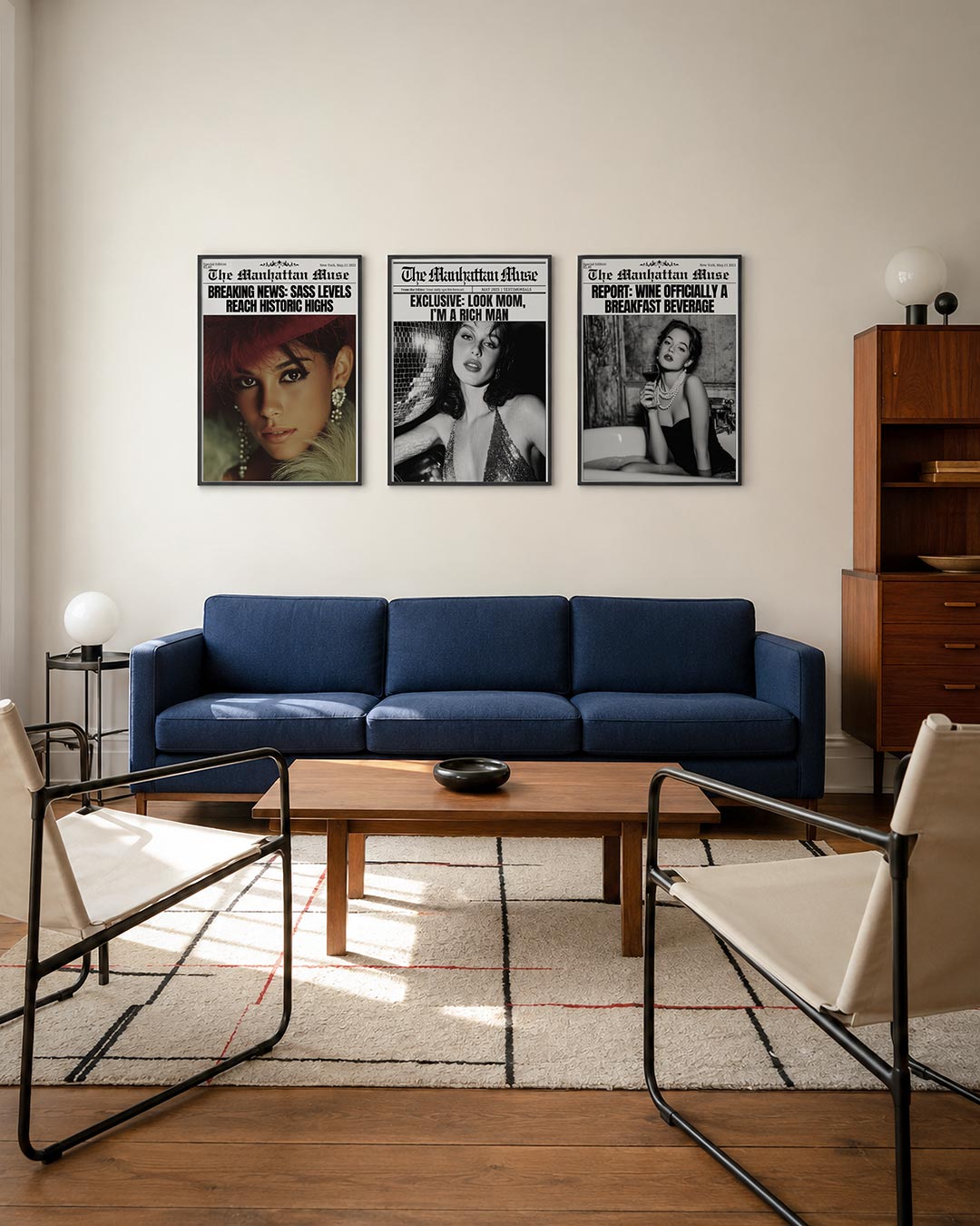 Portret en headlines Posterset