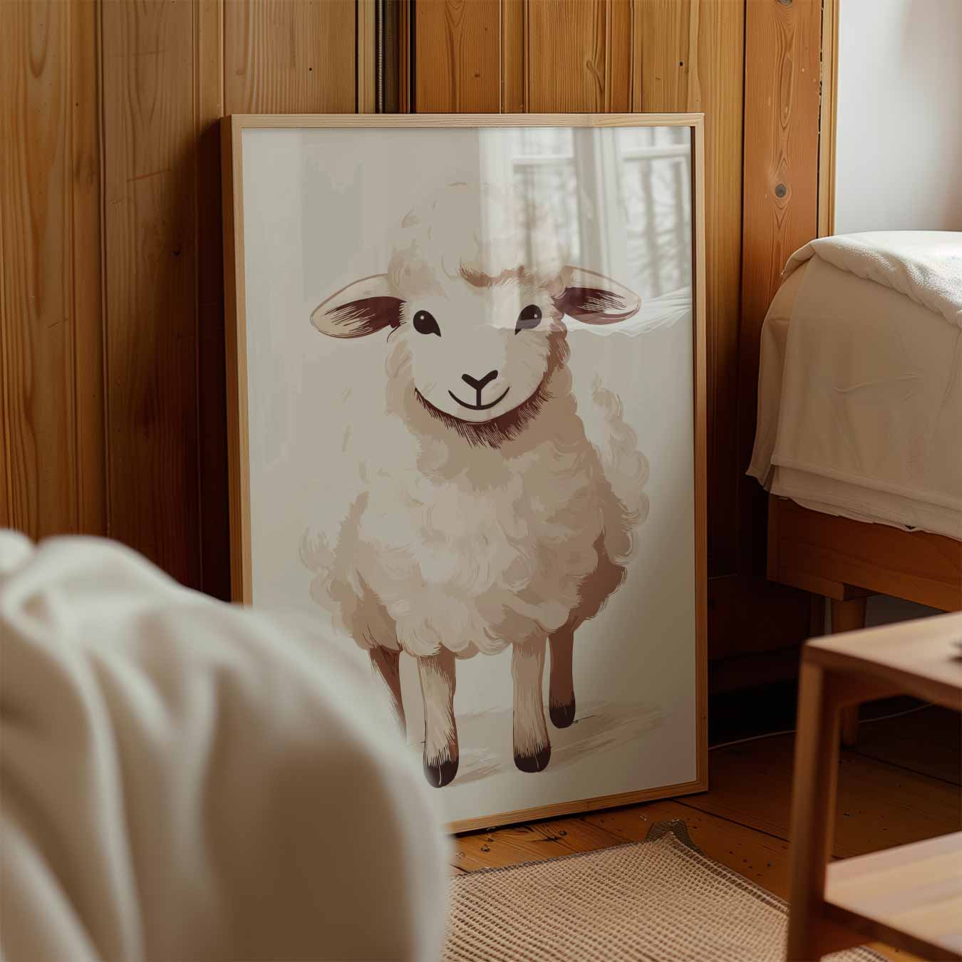 Schattige Lammetjesposter-WallArtistic