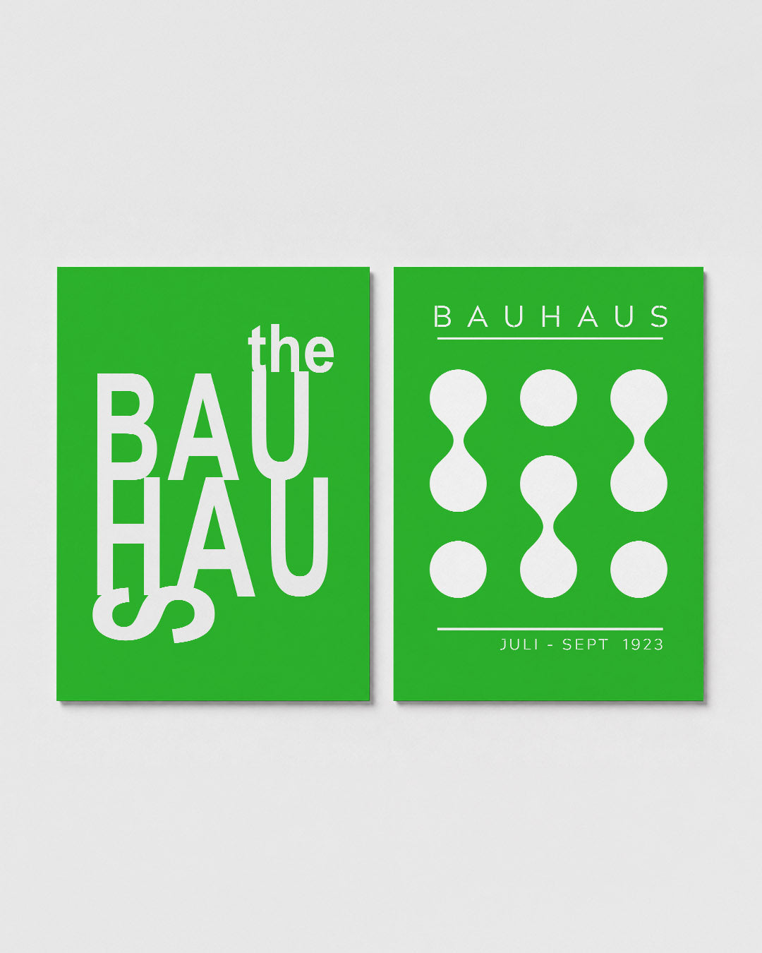 Typografisch spel Posterset