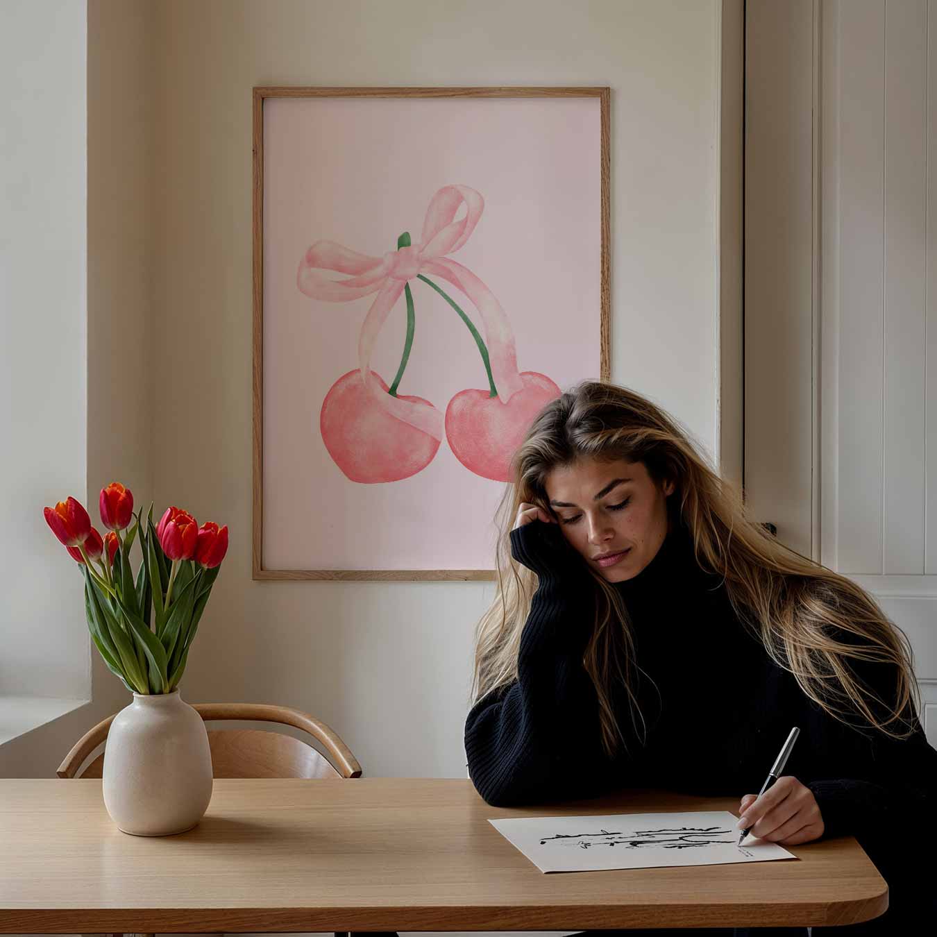Zoete Kersen Poster-WallArtistic
