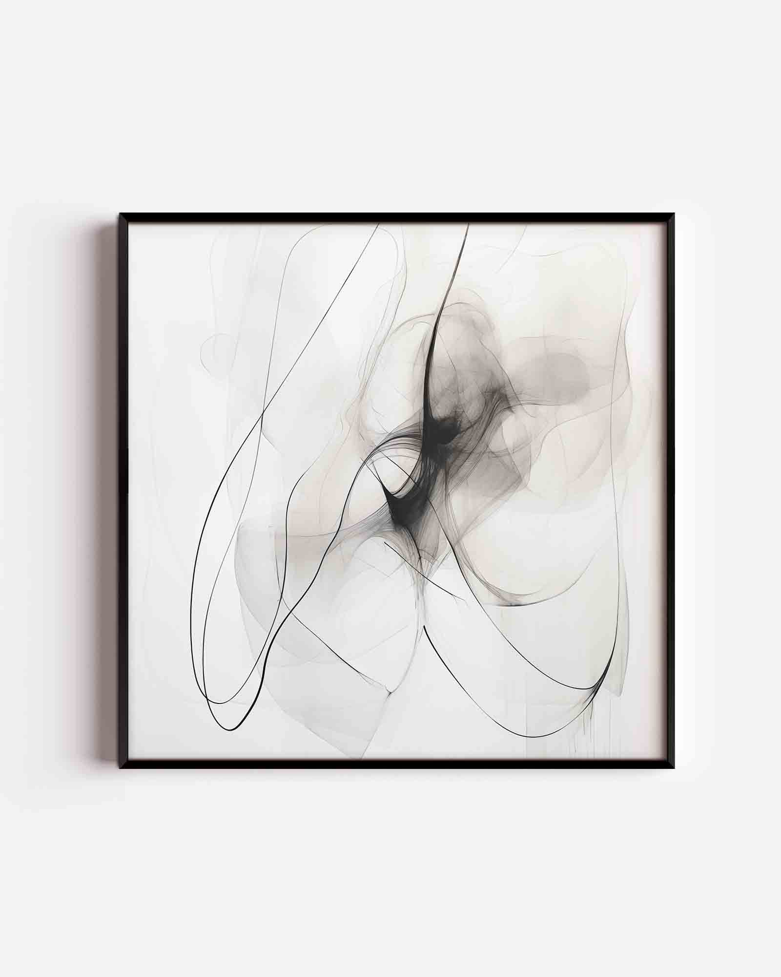 Abstracte lijnen Poster