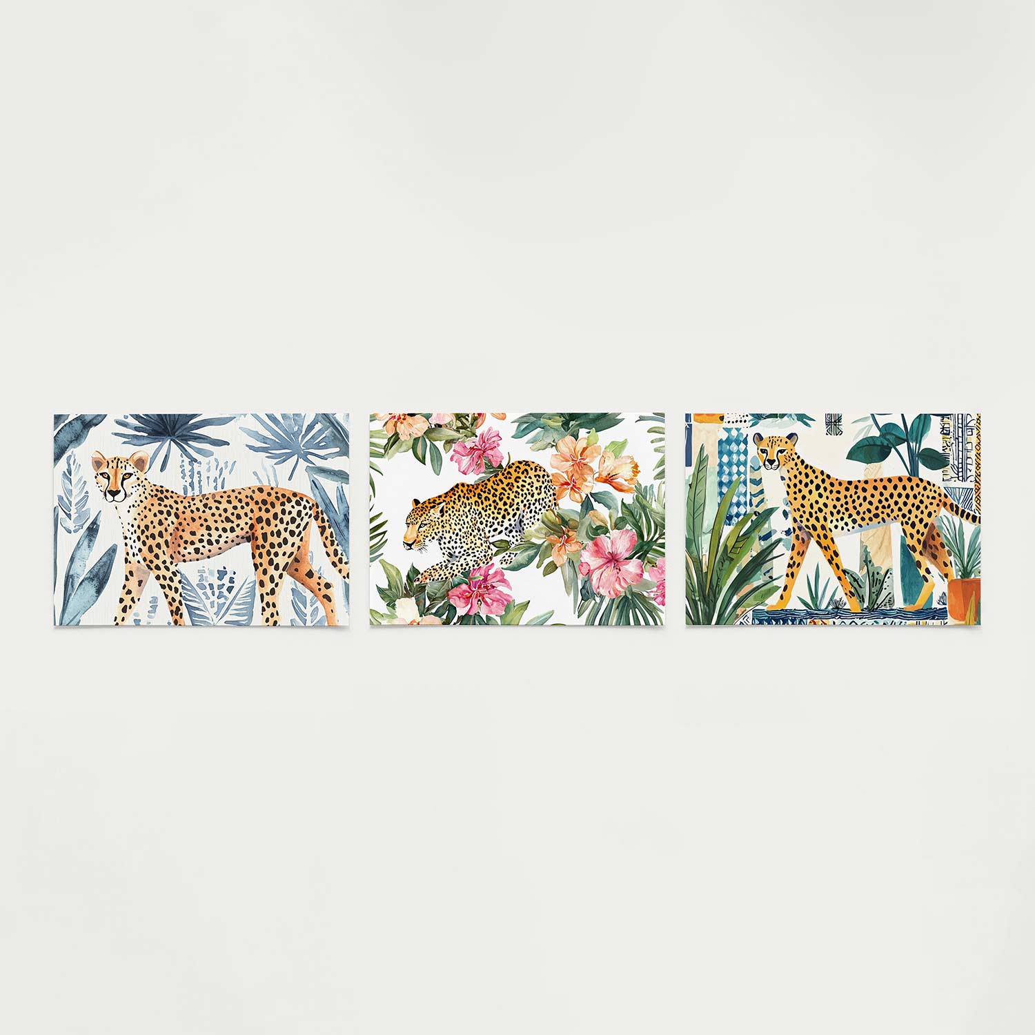 Jungle en vlekken Posterset