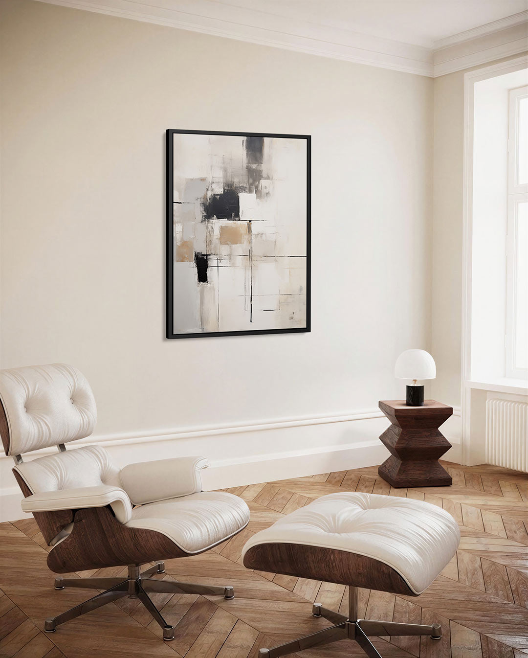 Geometrische compositie Kunstwerk