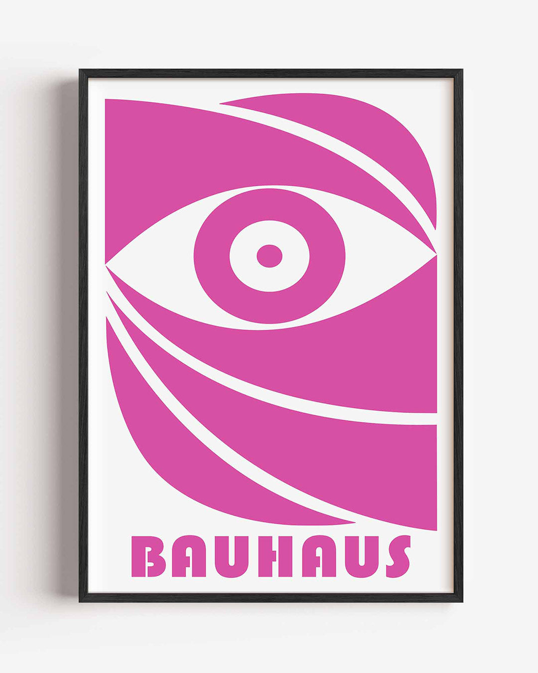 Oogvorm en lijnen Poster