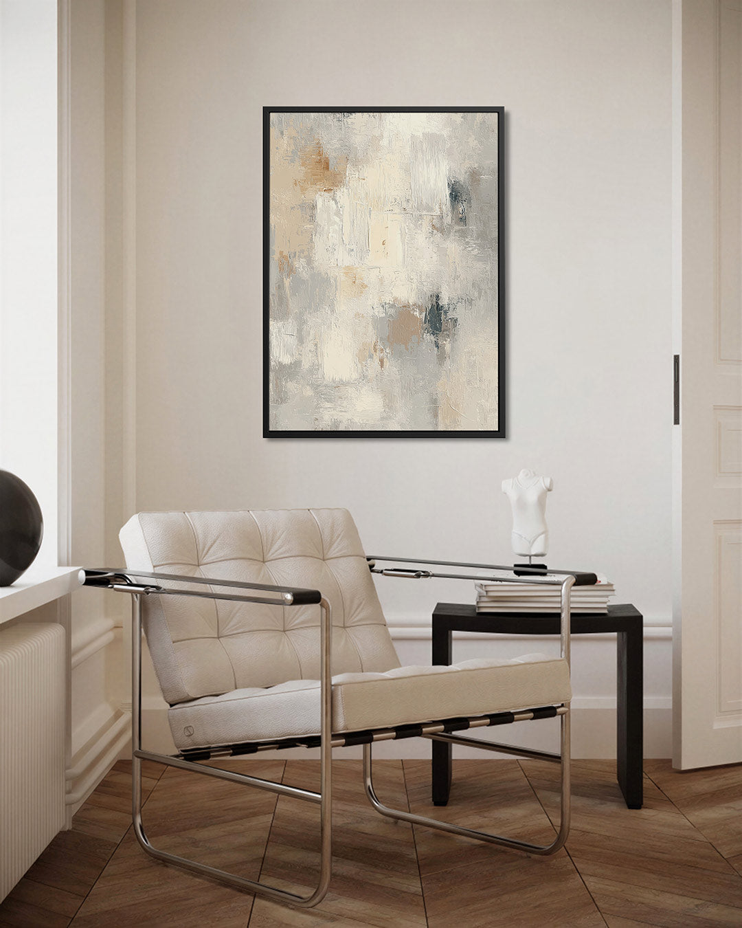Zachte kleuren compositie Kunstwerk
