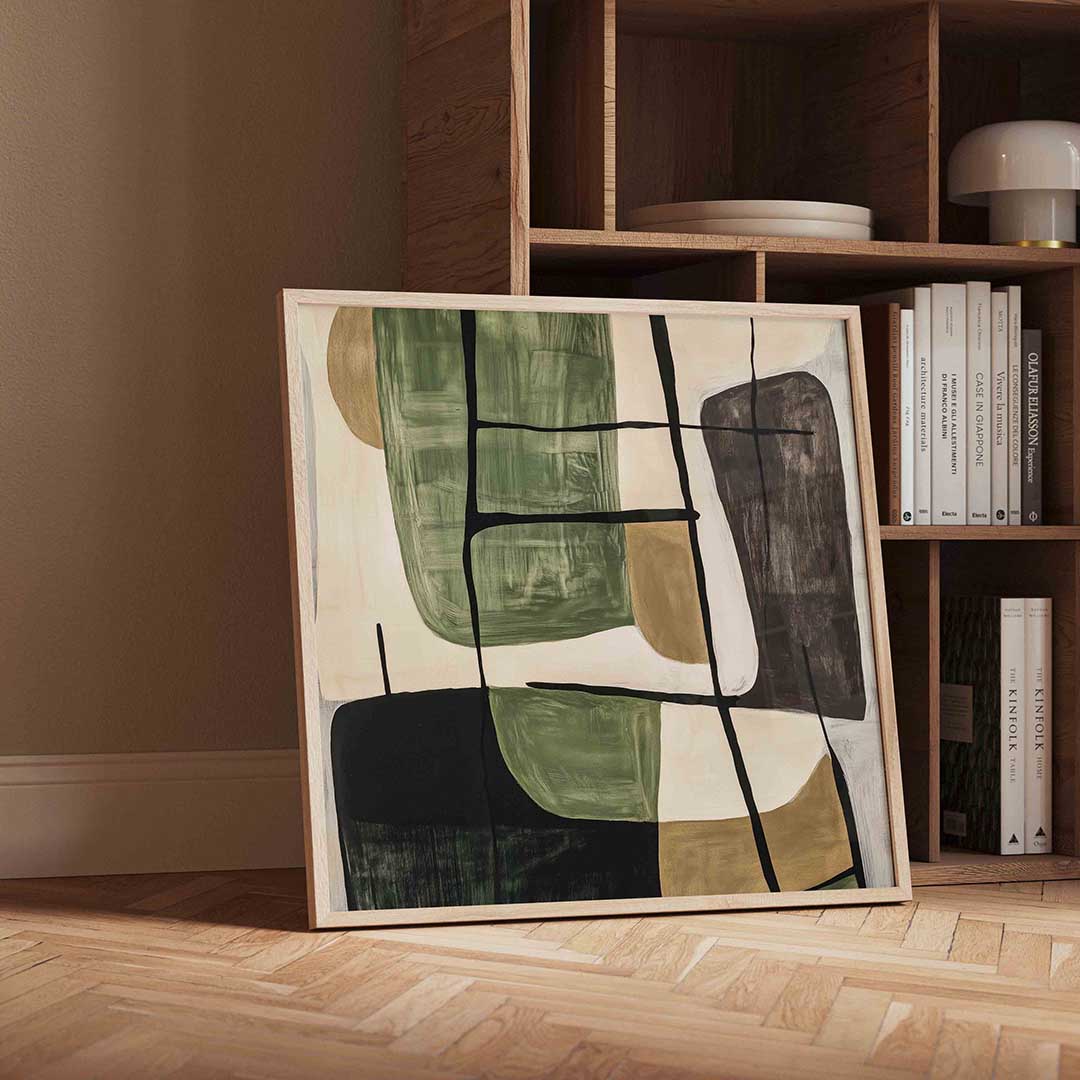 Abstracte vormen Poster