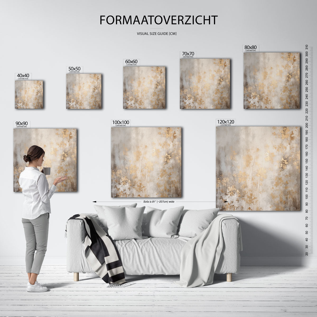 Bloemmotief Poster