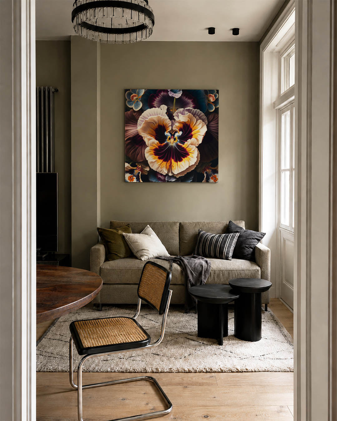 Bloemrijke harmonie Kunstwerk