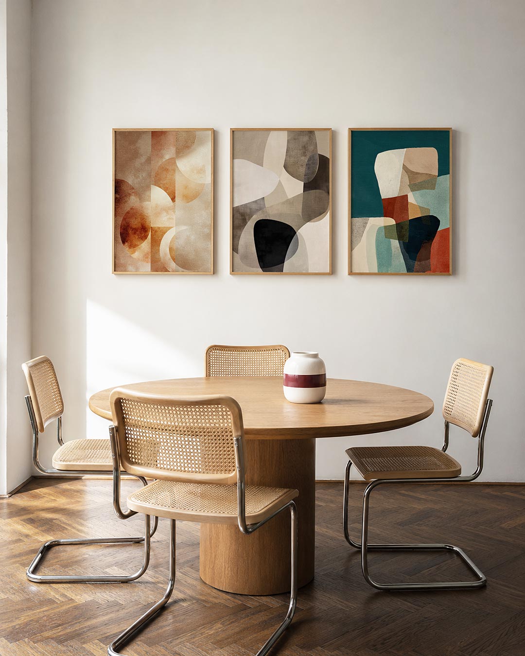 Vorm en kleurenspel Posterset