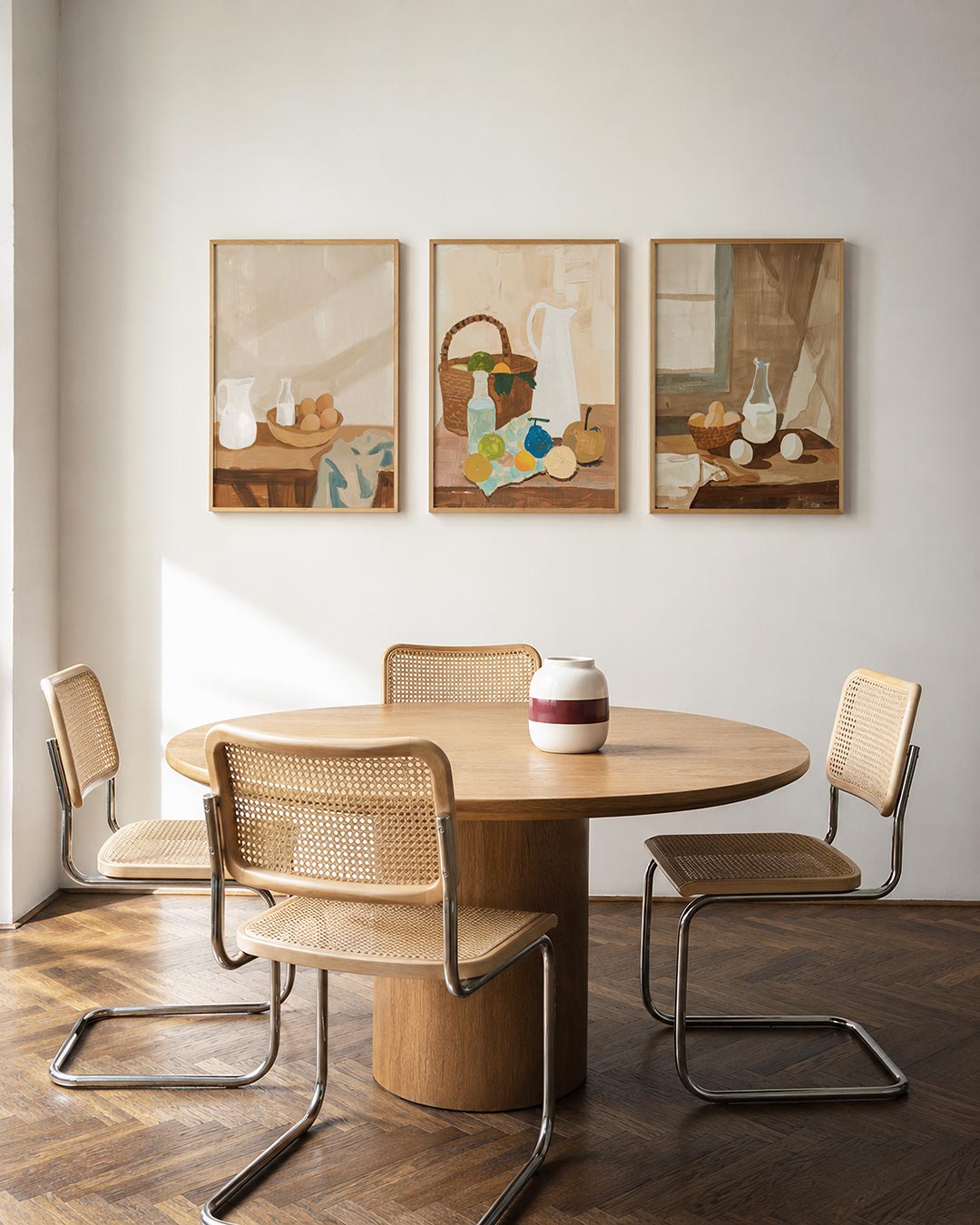 Zachte keukenscène Posterset