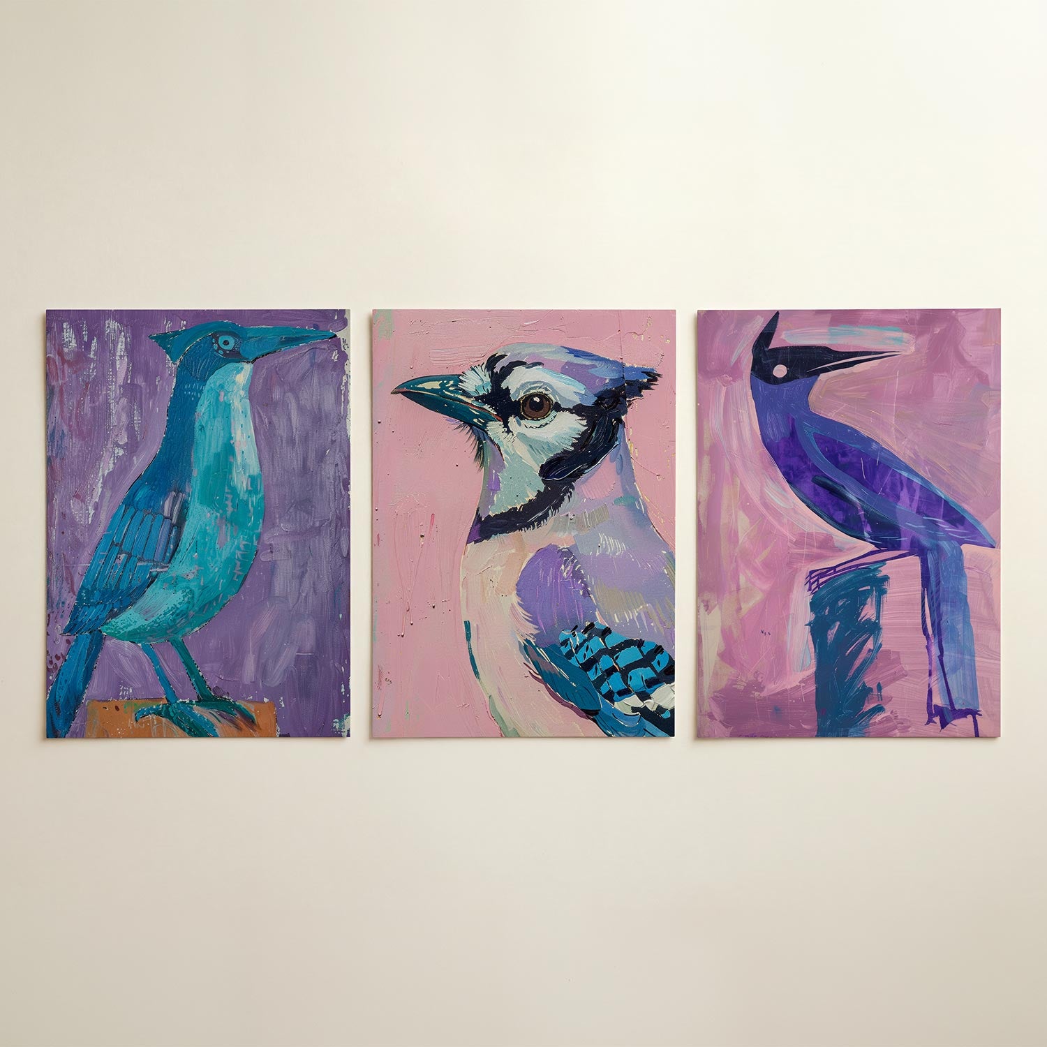 Vogel in kleur Posterset