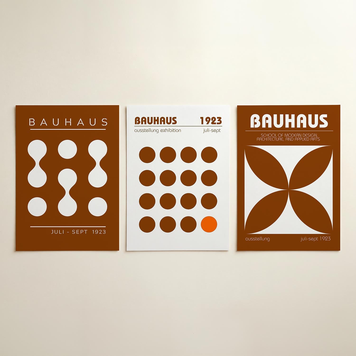 Vormen en vlakken Posterset