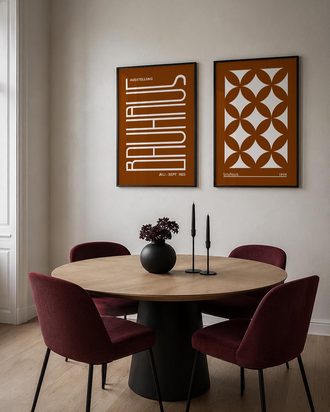 Lijnenspel en kleur Posterset