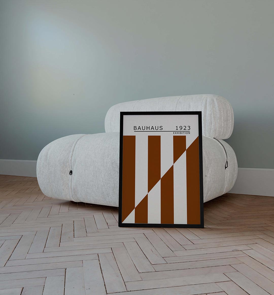 Lijnen en vlakken Poster