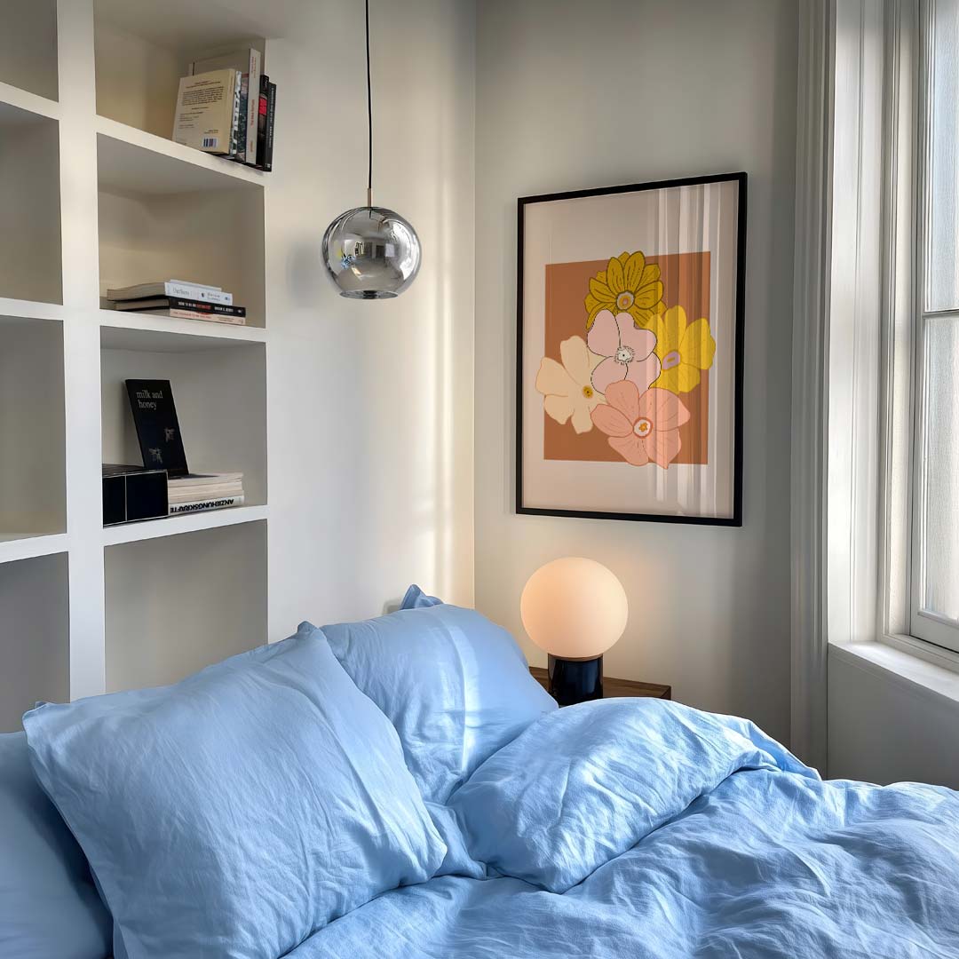 Vrolijke Bloemenmix Poster-WallArtistic