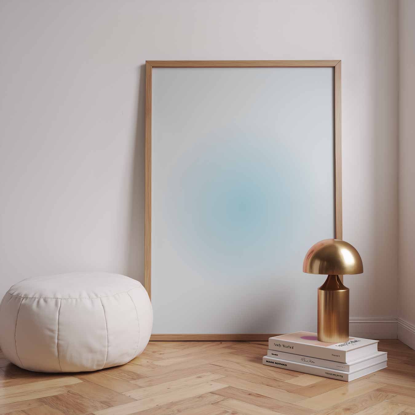Dreamy Blue Vibes Poster-WallArtistic